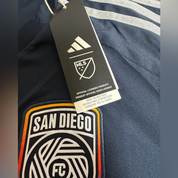 Adidas San Diego FC 25/26 Home Jersey Men's Size Large New with Tags MLS Soccer - Picture 6 of 7